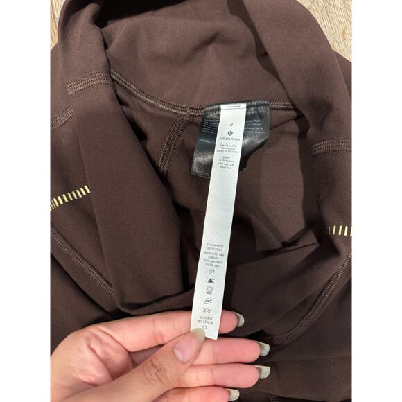 Lululemon Womens Align High-Rise Pant Gold French Press Size 8 - Picture 3 of 11